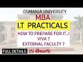 IT APPLICATIONS FOR MANAGEMENT | MBA SEM-1 | OSMANIA UNIVERSITY | VIVA PRACTICALS @shivanipallela