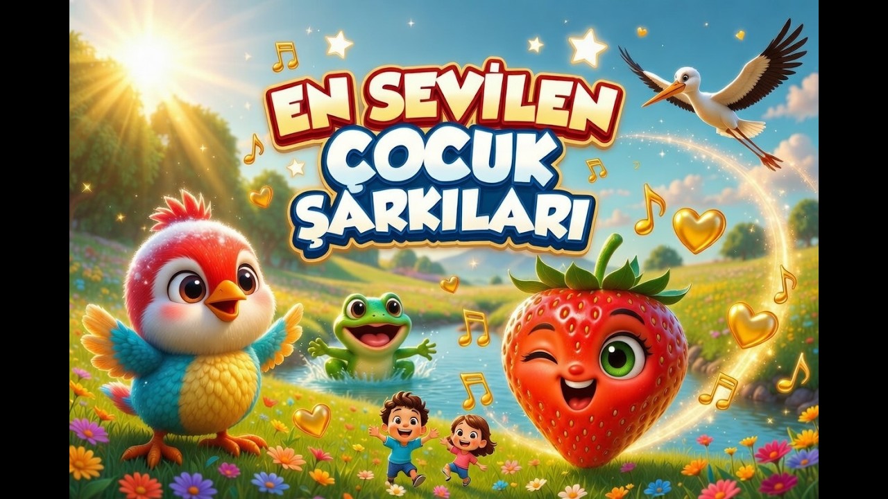 EN SEVİLEN ÇOCUK ŞARKILARI 🎶  KIRMIZI BALIK🐠 - LEYLEK LEYLEK HAVADA ..🎶