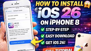Update Iphone 8 On Ios 26 How To Install Ios 26 On Iphone 8 Download Ios 26 On Iphone 8