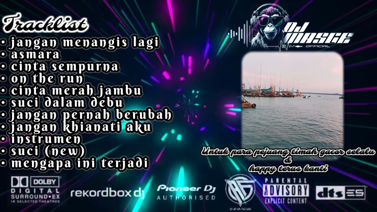 DJ•JANGAN MENANGIS LAGI vs DJ ASMARA vs DJ CINTA SEMPURNA||SPESIAL REQ PEJUANG TIMAH FROM BANGKA💯