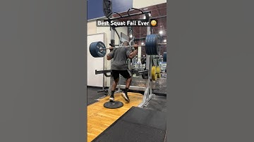 Best Squat Fail Ever 😱 #squats #gymfails