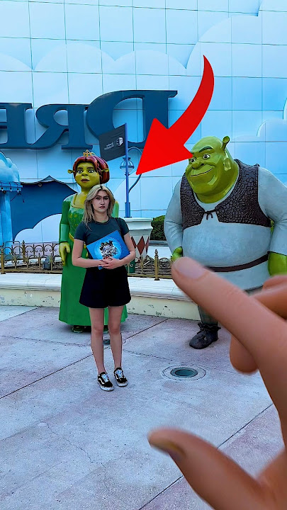 She jealous of Shrek 👀