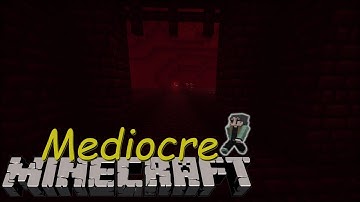 Exploring the Nether and Finding Our First Nether Fortress! | Mediocre Minecraft s03e10