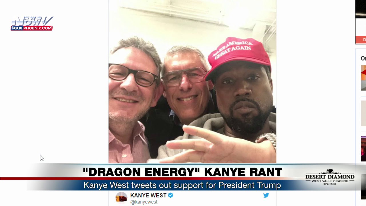 Kanye West Love For Trump Tweets Out Support For President Trump Fnn Youtube
