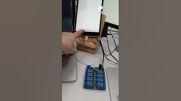 8 Channel Wireless Relay Module testing