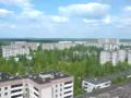 Мертвый город Припять, вид сверху