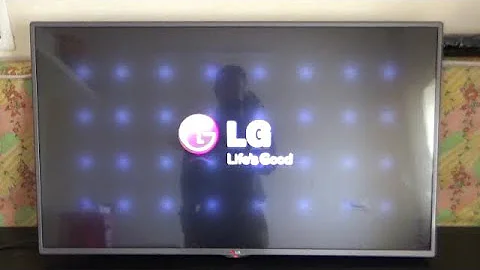 LG 42 inch LED TV showing white dots/spots/patches.