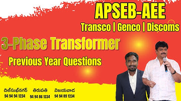 Previous Year Questions for GATE | AEE, TRANSCO, GENCO | Transformer | Electrical Machines part-2