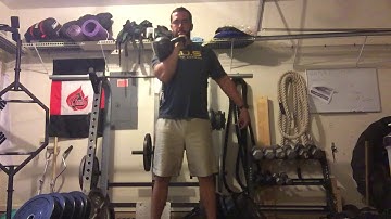 Offset Front Rack Squats