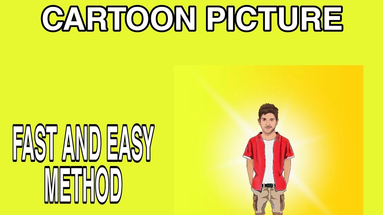 Edit Tutorial Cartoon cartoon photo editing | trending cartoon photo editing tutorial - YouTube