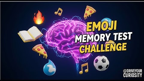 Emoji Memory Test Challenge – Can You Remember All 12?