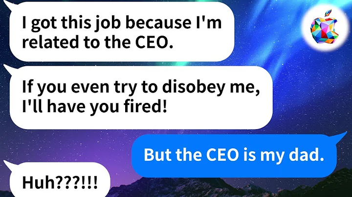 【Apple】My laziest subordinate always brags he is related to the CEO but he doesn't recognize me