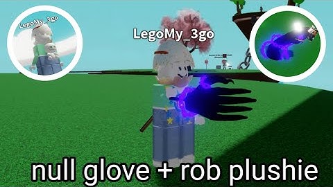 how to get the new null glove and rob plushie! • slap battles •