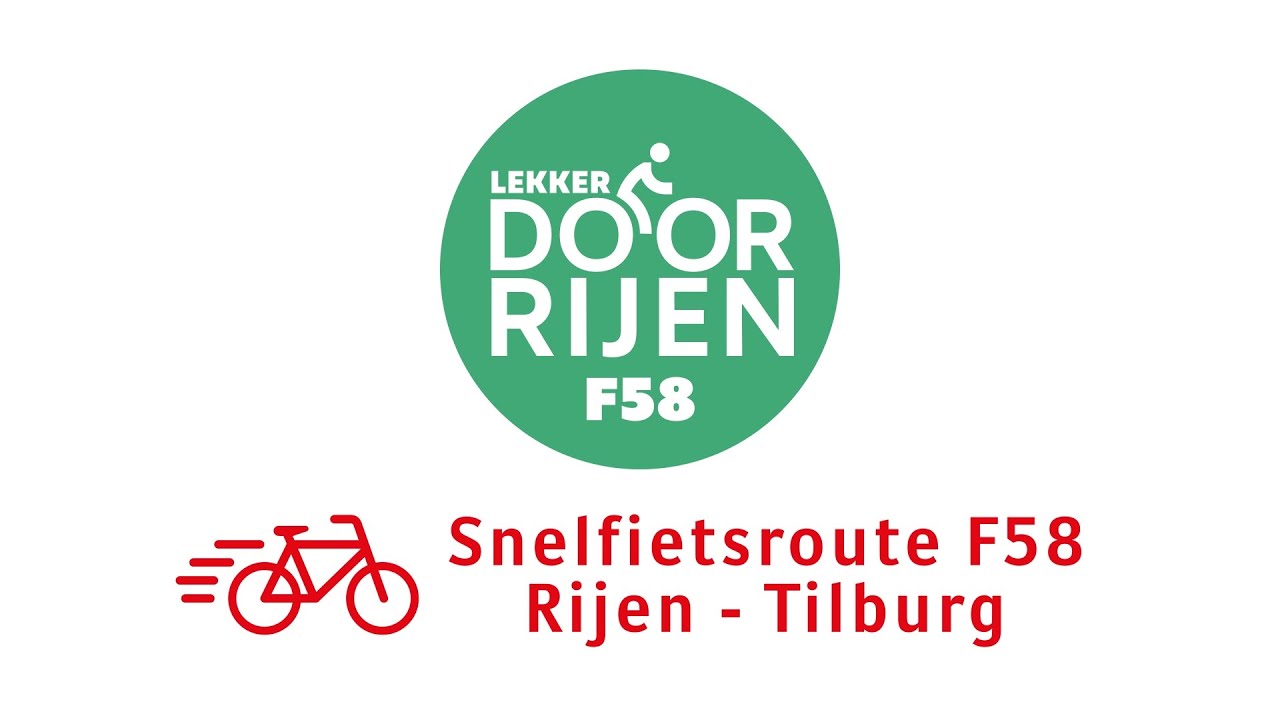 Snelfietsroute F58 Rijen - Tilburg