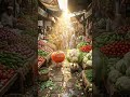 sparkling vegetables by sunlight. #shortsvideo #shortsfeed #shortsvideo