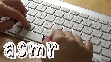 ASMR Wireless Apple Keyboard Typing Sounds (NO TALKING)