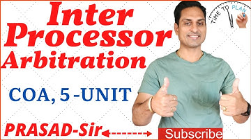 Interprocessor Arbitration /#InterprocessorArbitration/#MultiProcessor/#SharedMemory/#COA/#PrasadSir