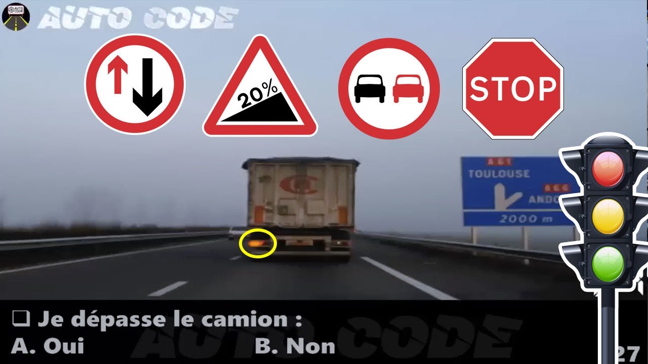 Code de la Route Gratuit ▷ Tests en ligne et cours 2024