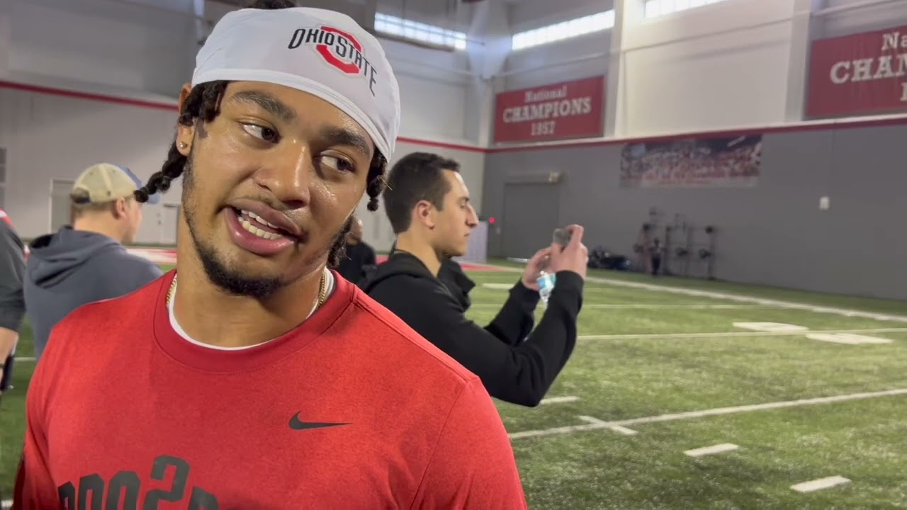 Jaxon Smith-Njigba discusses pro day workout, running the 40-yard dash
