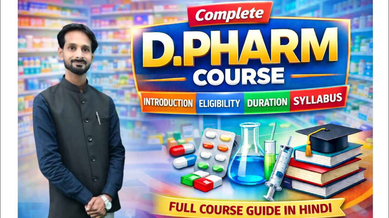D Pharm Course Complete Details | Eligibility | Duration | Career | Hindi 