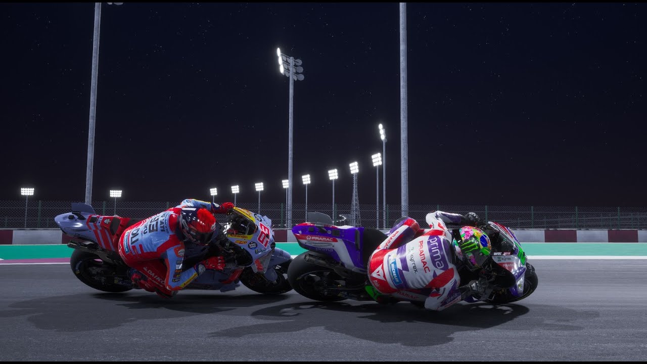 FRANCO MORBIDELLI VS MARC MARQUEZ MOTOGP DOHA QATAR 2024 SEASONS MOD ...