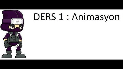 Unity5 ile 2D Platform Oyunu Yapımı Ders 1 : Idle Animasyon