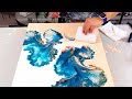 # 432 - OOPS!  🤷🏻‍♀️ When things don't go as planned - FIX IT! ~ Acrylic Pouring ~ Fluid Art