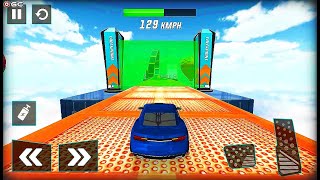 Muscle Car Stunt Mega Ramp Stunt Car Games - Impossible Stunts Racing - Android GamePlay #3 screenshot 4