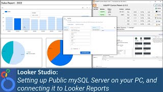 Looker Studio: Setting up Public mySQL Server on your PC, and connecting it to Looker Reports
