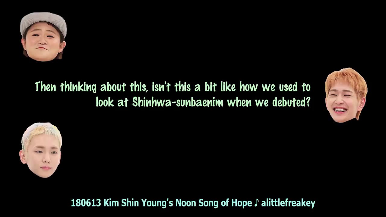 [Eng Sub] 180613 Kim Shin Young's Noon Song of Hope - SHINee Key & Onew
