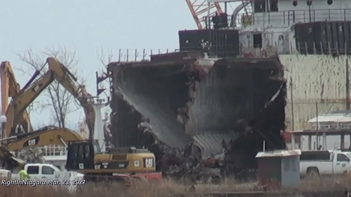 Scrap ships at Port Colborne, Algoma Enterprise & ...