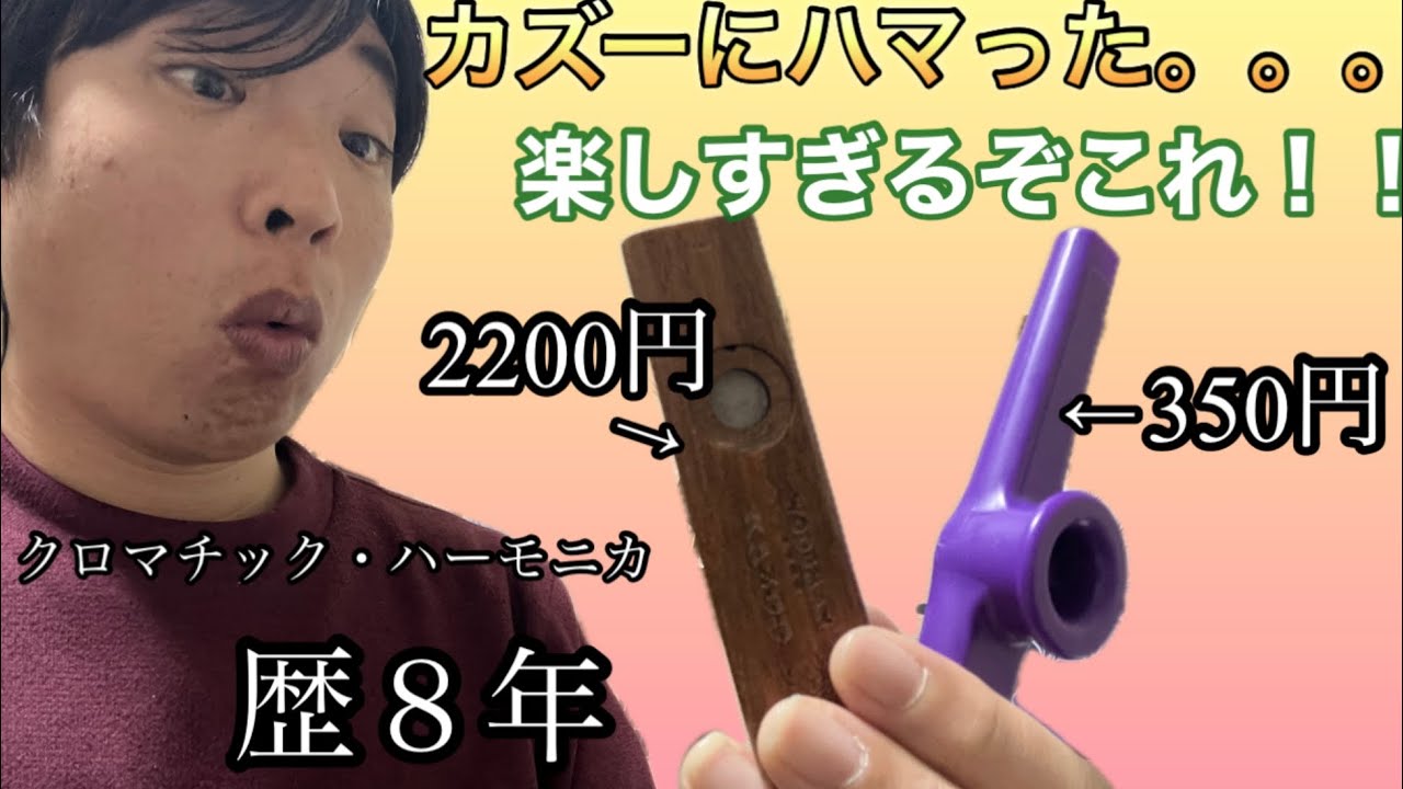 カズーが楽しすぎてガチでハマってしまったクロマチックハーモニカ歴8
