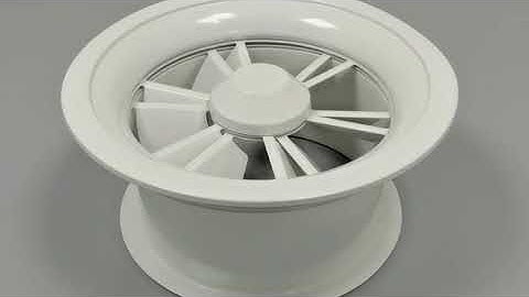 Ceiling Wwirl Diffusers In Air Conditioning Systems Create A Swirl To Supply Air To Rooms