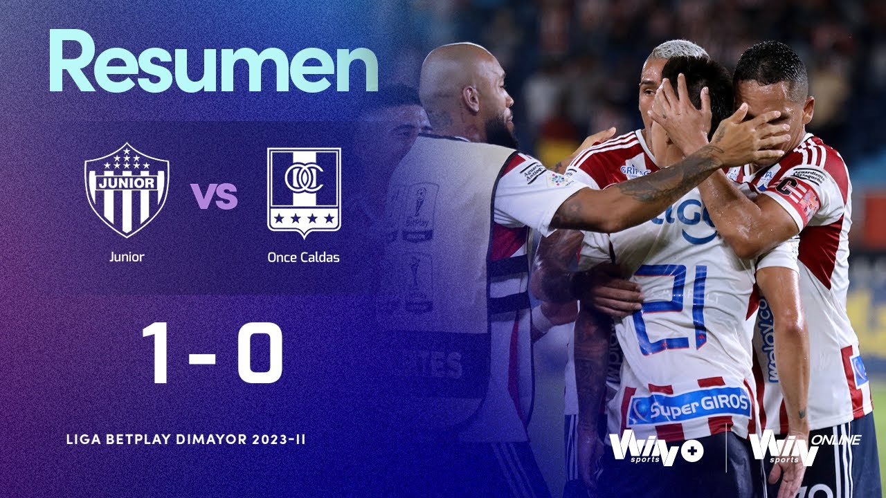 Junior vs. Once Caldas (resumen y goles) | Liga BetPlay Dimayor 2023- 2 ...