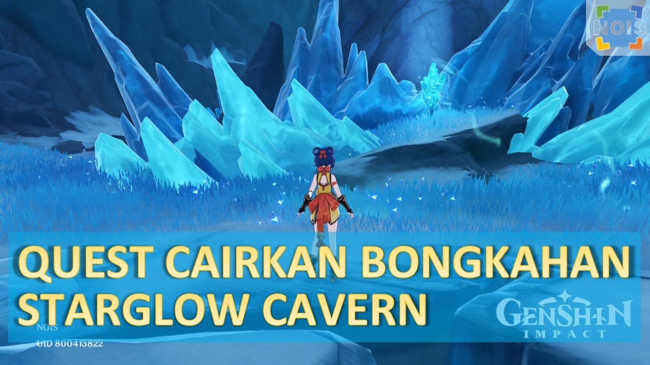 Quest Cairkan Semua Bongkahan | Starglow Cavern Puzzle - Genshin Impact