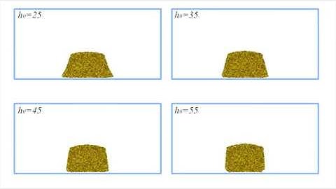 Material Point Method for Sand Simulation in 2D
