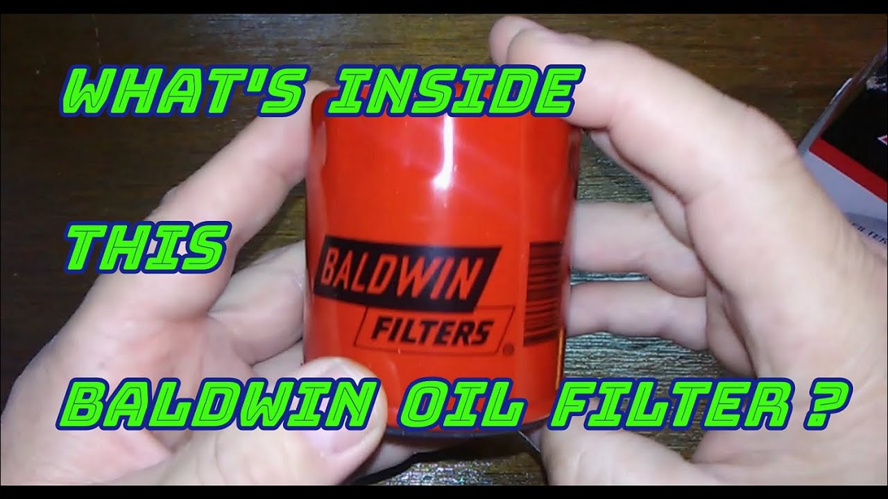 Baldwin Oil Filter Cut Open B33 YouTube
