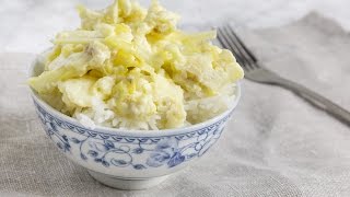 Chinese Chives with Milky Fluffy Eggs 韭黄炒蛋