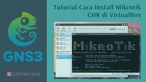 Tutorial Cara Install Mikrotik CHR di VirtualBox
