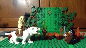 Lego the Hobbit out of the frying pan and into the fire stop motion