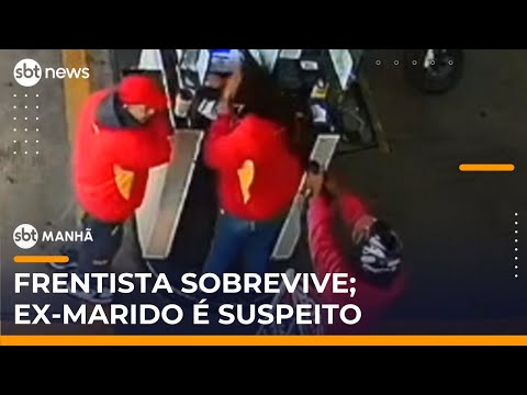 Video policia-procura-por-homem-que-tentou-matar-frentista-em-posto-de-combustiveis-sbt-manha