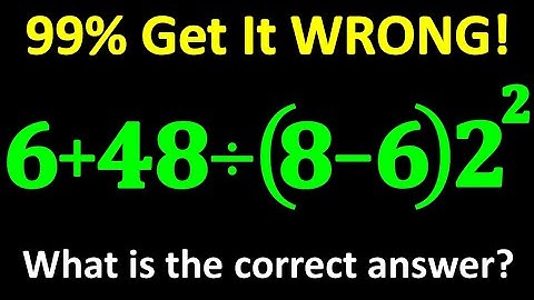 Wat is het antwoord? 🤔 99% van de mensen beantwoordt deze lastige wiskundevraag FOUT! 🔥