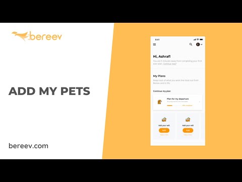 Bereev | Add My Pets