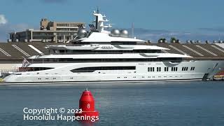 Seized Yacht 'Amadea' in Honolulu