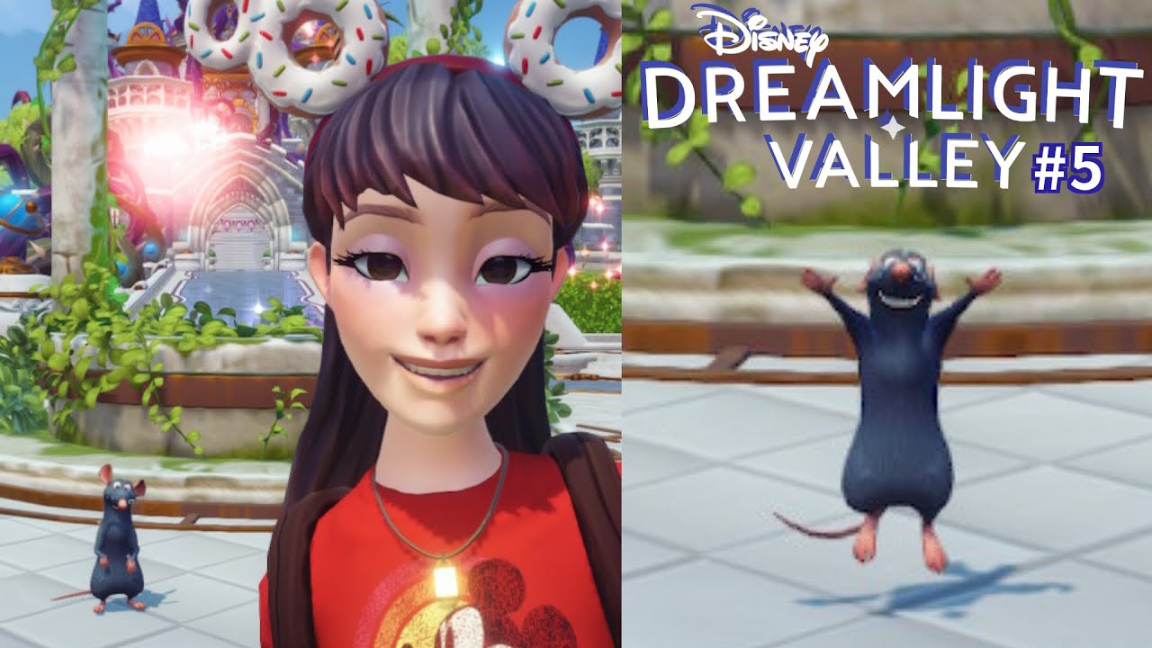 Nouvel habitant Rémy + maison 🏡🐭 Disney Dreamlight Valley 5 Let's play en couple - Switch