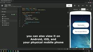 How to use Expo Snack - React Native screenshot 5