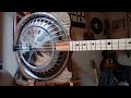 3 String Hubcap Guitar # 7 with built in sound holes