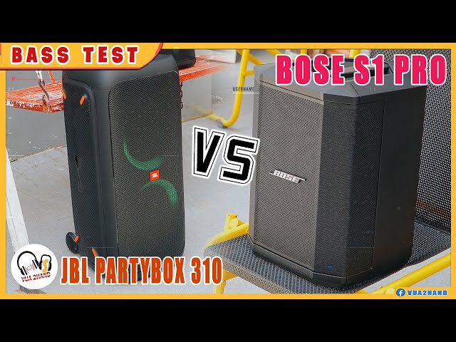 JBL Partybox 310 & Bose S1 Pro l Sound Test