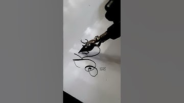 pointed pen writing #ursyouniqly #calligraphy #satisfying