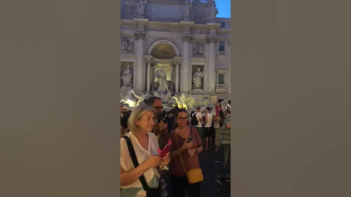 Trevi Fountain 8 year old violin Firework